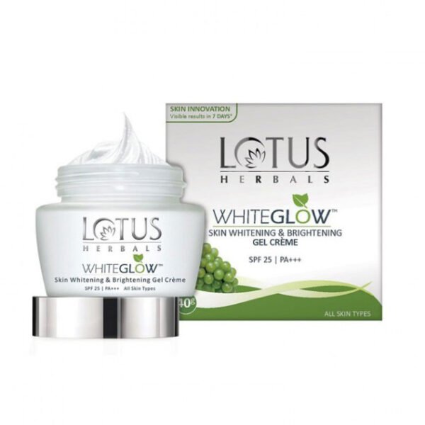 Lotus Herbals WHITEGLOW Skin Whitening & Brightening Deep moisturising cream spf25 -35gm