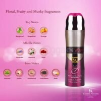 Chris Adams Active Woman Deodorant Body Spray 200ml - Image 3