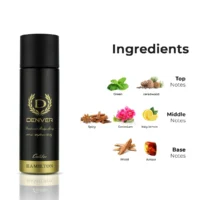 Denver Hamilton Caliber Deodorant Body Spray,165ml - Image 3