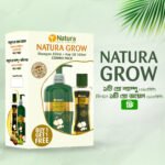 NATURA GROW SHAMPOO 350Ml & Gate Natura Grow Hair Oil 100ml