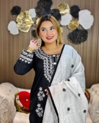 Embroidery Cotton Three Piece - Image 10