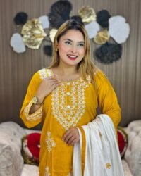 Embroidery Cotton Three Piece - Image 11