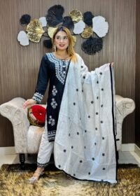 Embroidery Cotton Three Piece - Image 2