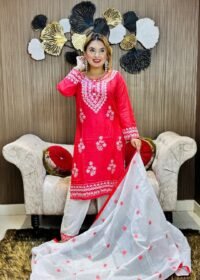 Embroidery Cotton Three Piece - Image 5