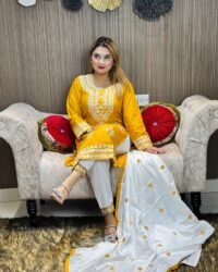 Embroidery Cotton Three Piece - Image 6