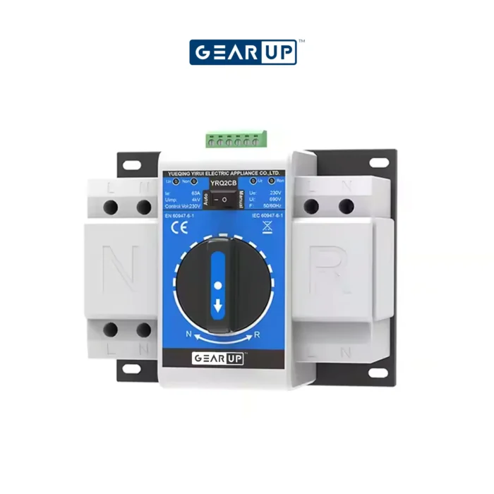 GearUP ATS-2Pro 63A Dual Power Automatic Transfer Switch
