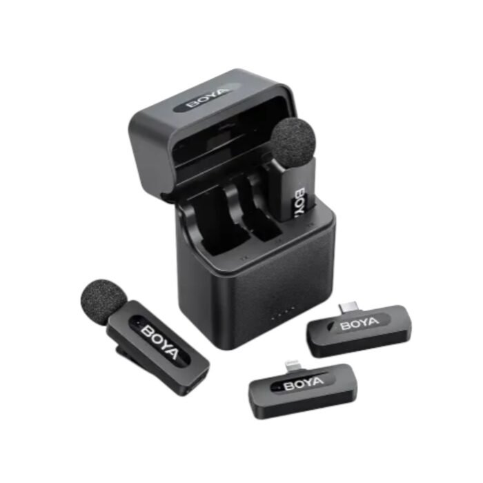 Boya BY-V3 Combo 2.4GHz Dual Channel Wireless Microphone