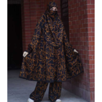 Elegant Palazzo long Khimar Set - Image 3