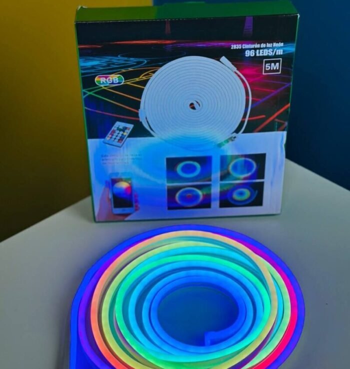 GearUP NRGB50 5 Meter RGB Neon Light with App & Remote Control 5 meters