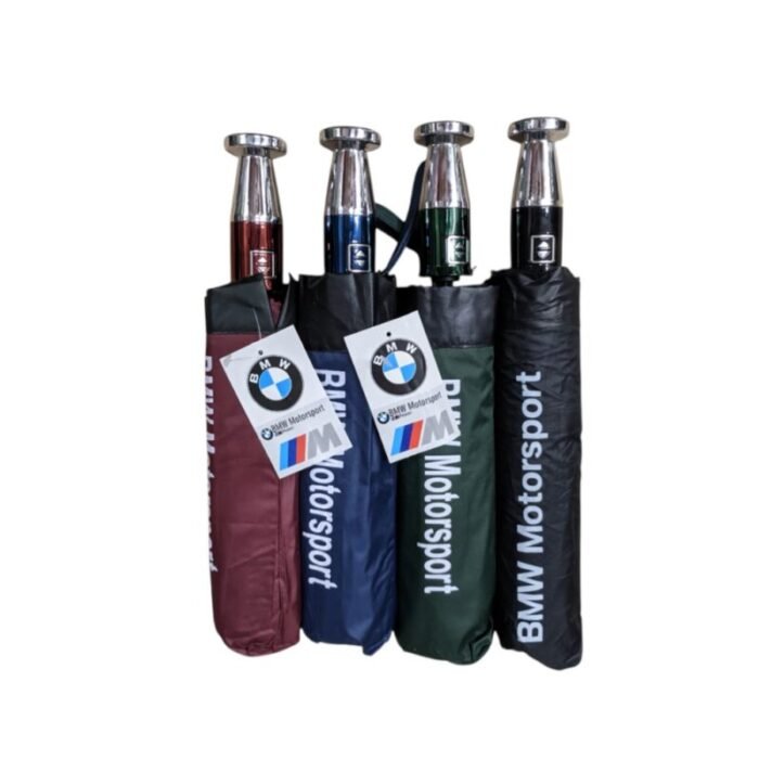 BMW 16 Ribs Automatic Open and Close Compact Umbrella – Random Color