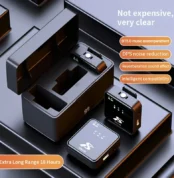 🎤 Dual Wireless Microphones – একটি রিসিভারের সাথে দুইটি মাইক্রোফোন 🔊 Omni-Directional Pickup – সব দিক থেকে পরিষ্কার সাউন্ড ক্যাপচার 🔇 Advanced Noise-Canceling Technology – নয়েজ-ফ্রি অডিও রেকর্ডিং 📱 Type-C & iPhone Compatible – অ্যান্ড্রয়েড ও iOS সাপোর্ট 📡 20-Meter Wireless Range – ফ্রিলি মুভমেন্টের সুবিধা 🔋 Up to 6 Hours Working Time ⚡ 800mAh Charging Case – দীর্ঘ ব্যবহারের জন্য 🧳 Compact & Lightweight Design 🎬 ভ্লগিং, ইন্টারভিউ, পডকাস্ট, অনলাইন ক্লাস ও লাইভ স্ট্রিমিংয়ের জন্য আদর্শ